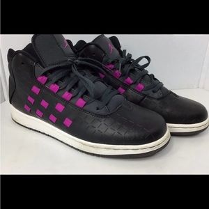 Air Jordan Illusion Size 7Y Black/Anthracite/Fuchsia 705535-060